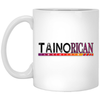 Thumbnail for TAINORICAN 11 oz. White Mug - Puerto Rican Pride