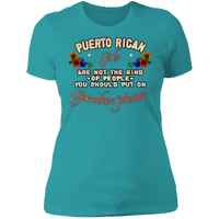 Thumbnail for PR Girls Speakerphone Ladies' Boyfriend T-Shirt - Puerto Rican Pride