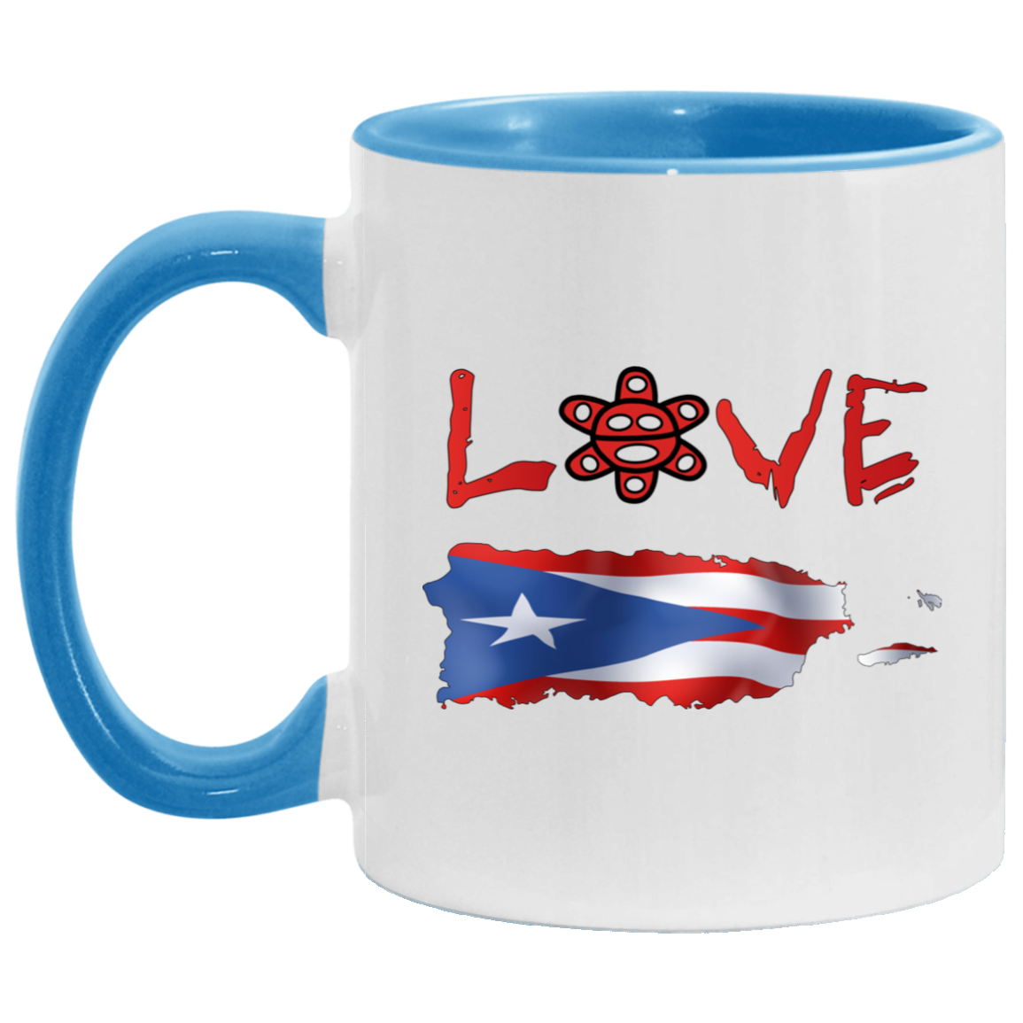 Love Island Flag 11OZ Accent Mug