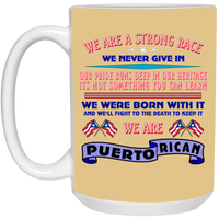 Thumbnail for WE ARE Strong 15 oz. White Mug - Puerto Rican Pride