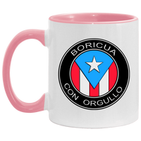 Thumbnail for Boricua Con Orgullo 11OZ Accent Mug - Puerto Rican Pride