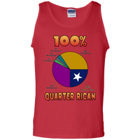 Thumbnail for Quarter Rican Cotton Tank Top - Puerto Rican Pride