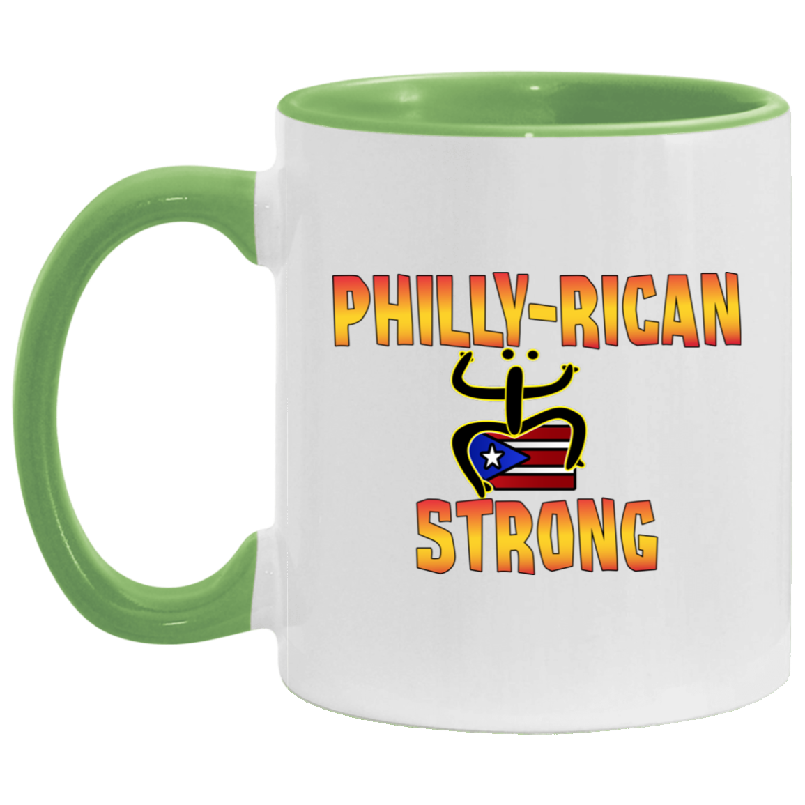 Philly-Rican Strong 11OZ Accent Mug - Puerto Rican Pride