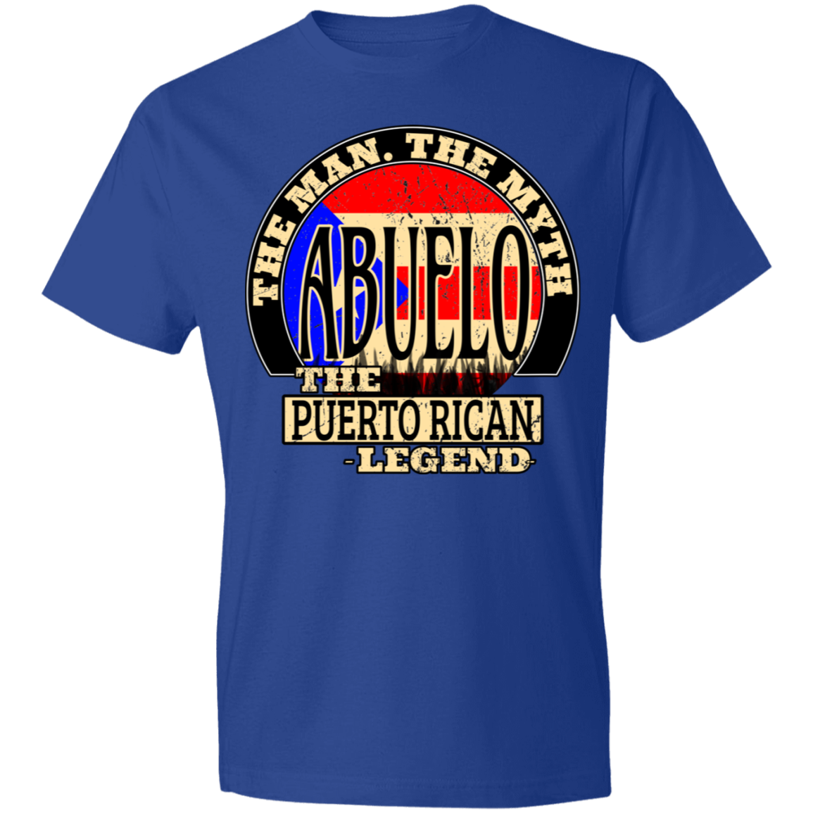 Abuelo The Legend Lightweight T-Shirt 4.5 oz - Puerto Rican Pride