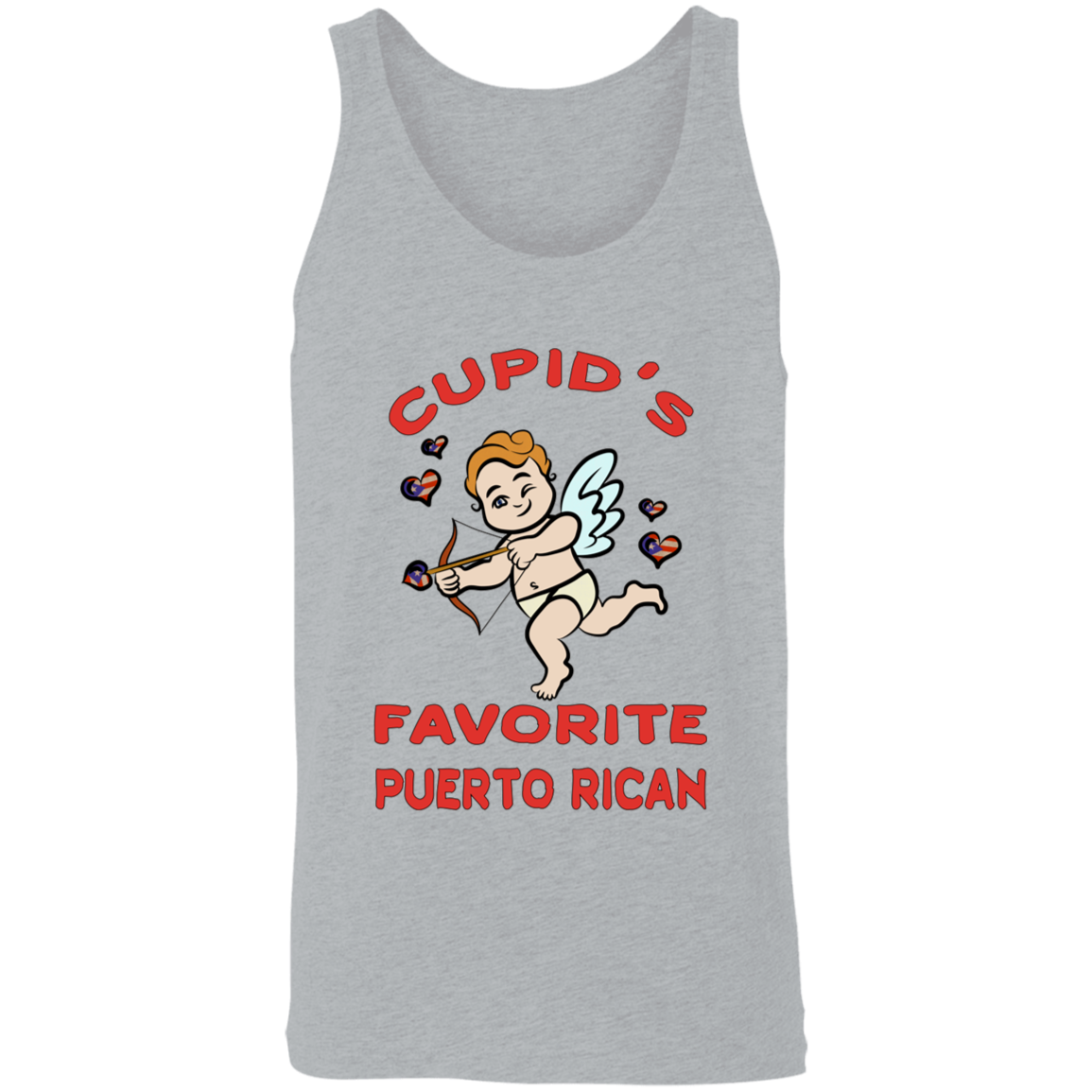 Cupids Favorite PR Unisex Tank - Puerto Rican Pride