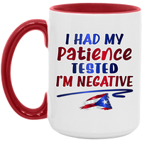 Thumbnail for Patience Tested - Negative 15oz. Accent Mug