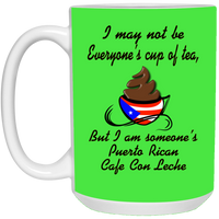 Thumbnail for PR Cup of Tea15 oz. White Mug - Puerto Rican Pride