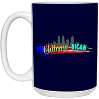 Thumbnail for Chitown-Rican15 oz. White Mug - Puerto Rican Pride