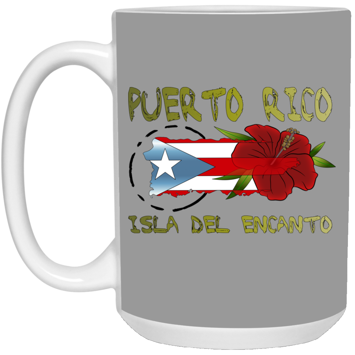 Isla Del Encanto 15 oz. White Mug