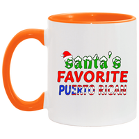 Thumbnail for Santa's Favorite PR 11OZ Accent Mug - Puerto Rican Pride