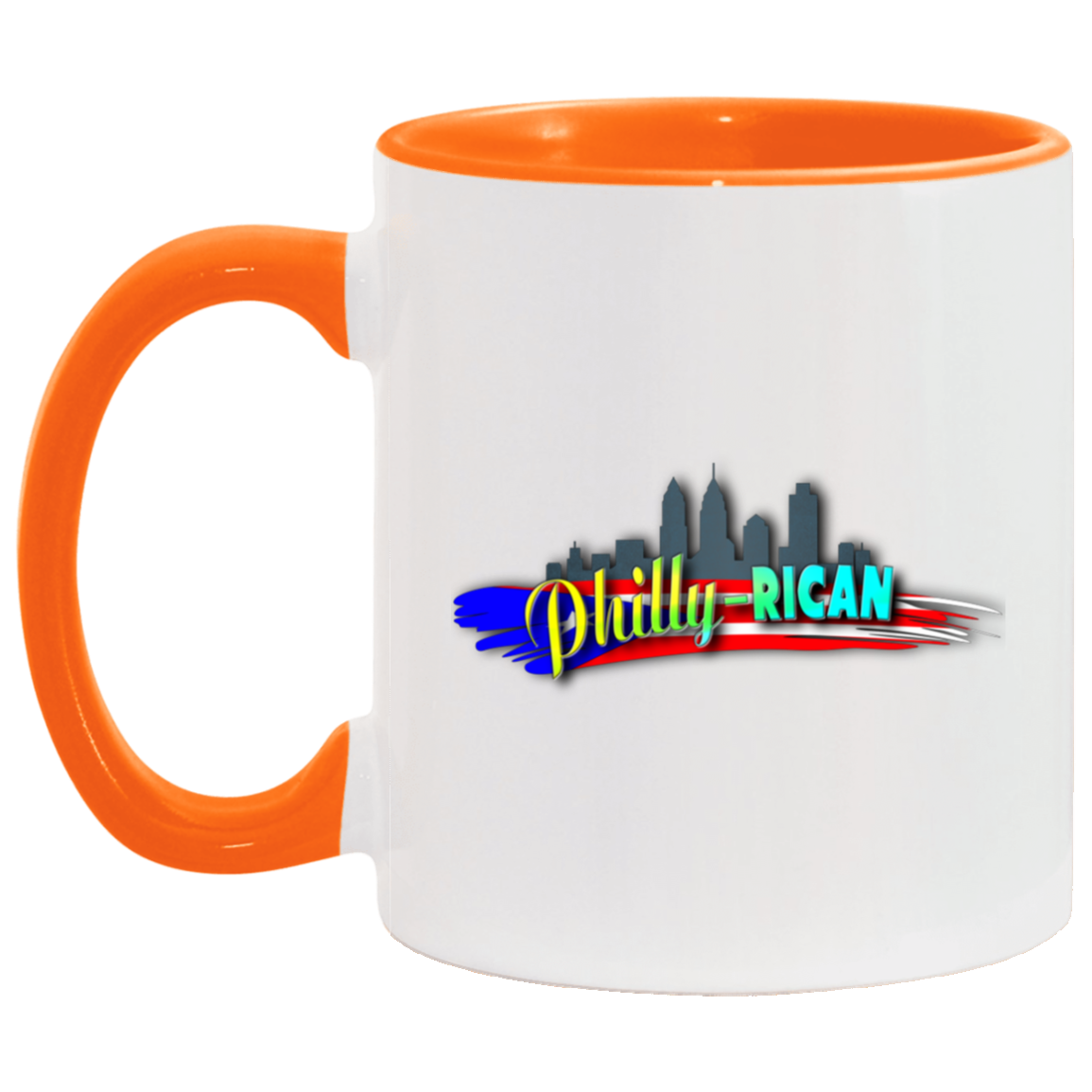 Philly-Rican 11OZ Accent Mug - Puerto Rican Pride