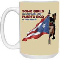 Thumbnail for Some Girls Are Just Born With It 15 oz. White Mug