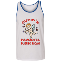 Thumbnail for Cupids Favorite PR Unisex Tank - Puerto Rican Pride