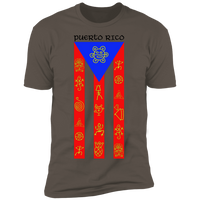 Thumbnail for Taino Symbol Flag Premium Short Sleeve T-Shirt