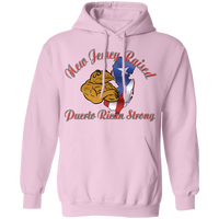 Thumbnail for New Jersey Raised PR Strong Pullover Hoodie - Puerto Rican Pride