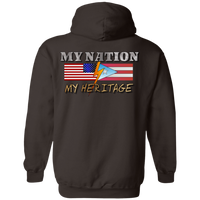 Thumbnail for My Nation MY Heritage Hoodie (back image) - Puerto Rican Pride