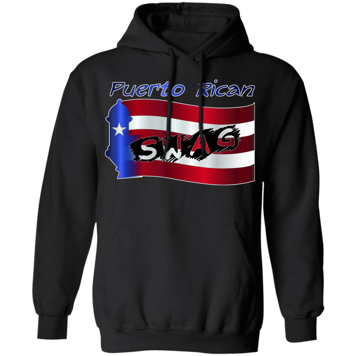 PR SWAG Pullover Hoodie - Puerto Rican Pride