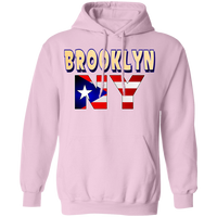 Thumbnail for Brooklyn NY  Pullover Hoodie - Puerto Rican Pride