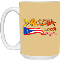 Thumbnail for Boricua Flag 100% 15 oz. White Mug
