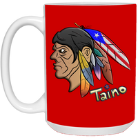 Thumbnail for TAINO WARRIOR CHIEF 15 oz. White Mug