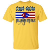 Thumbnail for CUBA-RICAN  ISLAND STYLE 5.3 oz. T-Shirt