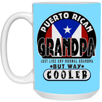 Thumbnail for COOL GRANDPA 15 oz. White Mug - Puerto Rican Pride
