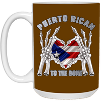 Thumbnail for Puerto Rican To The Bone 15 oz. White Mug