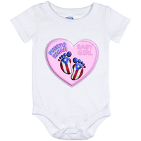 Thumbnail for Baby Girl Onesie 12 Month - Puerto Rican Pride