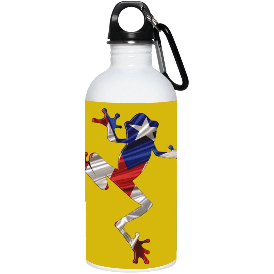 Coqui Flag 20 oz. Stainless Steel Water Bottle