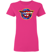 Thumbnail for Boricua Wonder Woman 2 Ladies' 5.3 oz. T-Shirt - Puerto Rican Pride