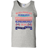 Thumbnail for WE ARE Strong 100% Cotton Tank Top - Puerto Rican Pride