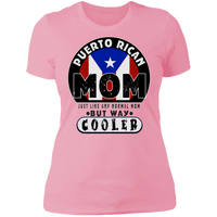 Thumbnail for COOL MOM Ladies' Boyfriend T-Shirt - Puerto Rican Pride