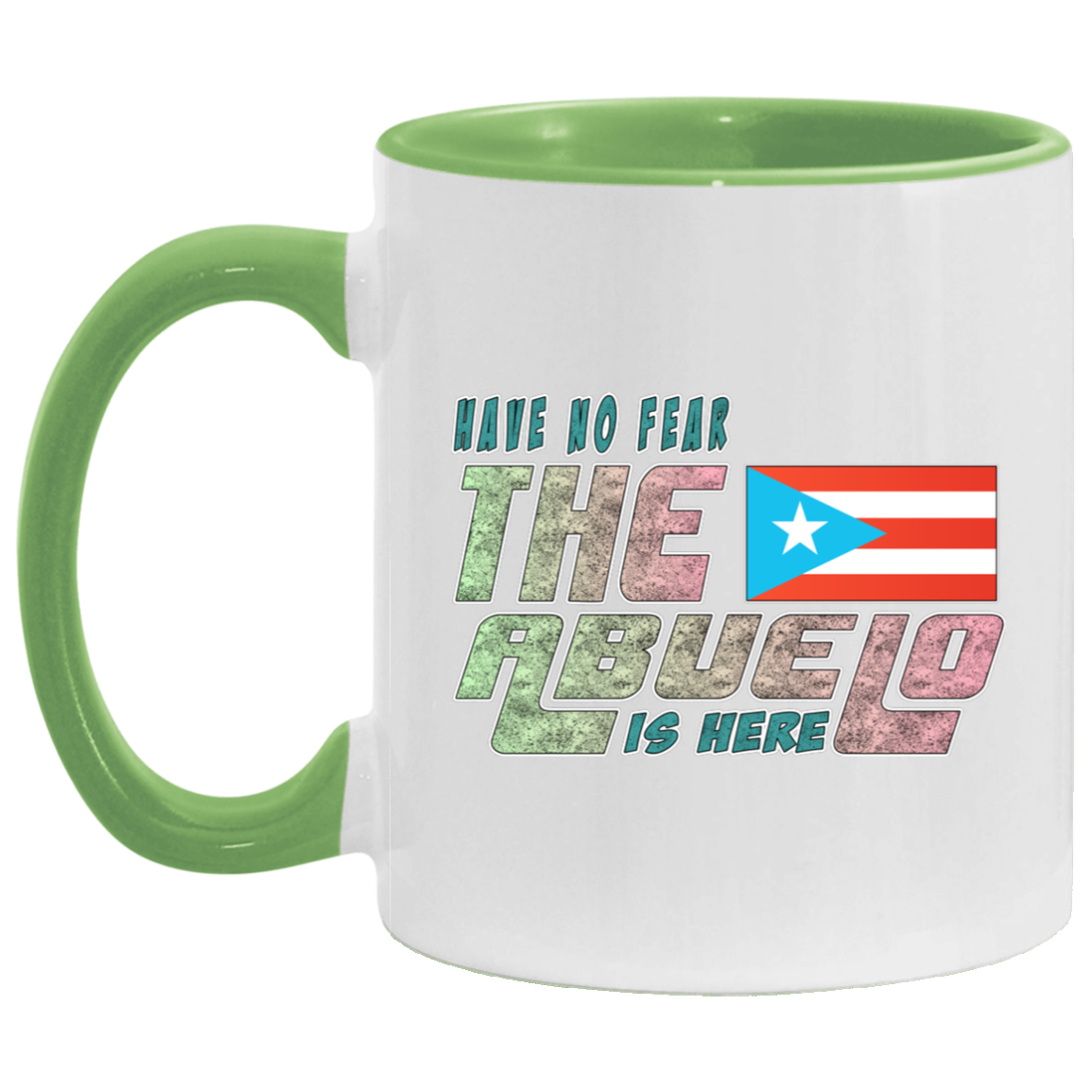No Fear, Abuelo Is Here 11 oz. Accent Mug