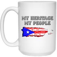 Thumbnail for 21504 15 oz. White Mug - Puerto Rican Pride