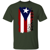 Thumbnail for Flag Boricua 5.3 oz. T-Shirt - Puerto Rican Pride