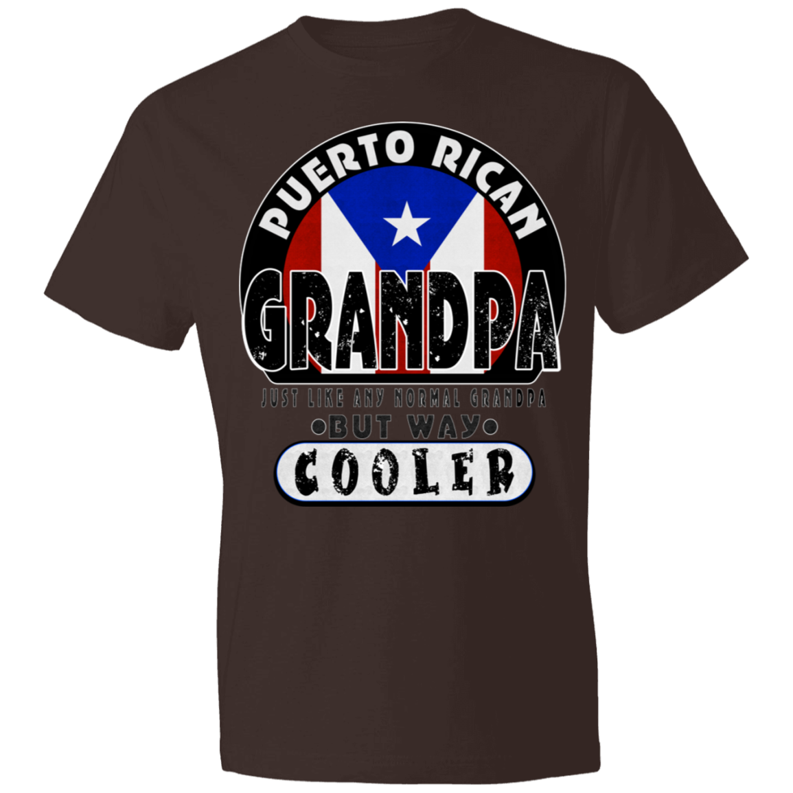 Cool Grandpa Lightweight T-Shirt 4.5 oz - Puerto Rican Pride