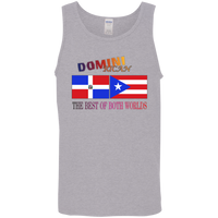Thumbnail for Domini Rican  Cotton Tank Top 5.3 oz. - Puerto Rican Pride