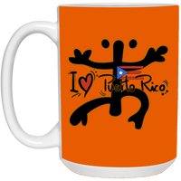 Thumbnail for Coqui - I Love Puerto Rico  15 oz. White Mug