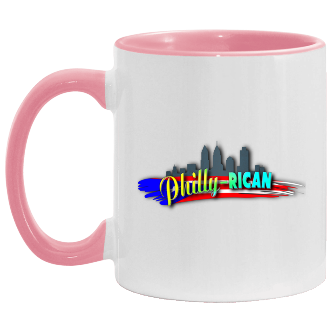 Philly-Rican 11OZ Accent Mug - Puerto Rican Pride
