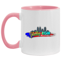 Thumbnail for Philly-Rican 11OZ Accent Mug - Puerto Rican Pride