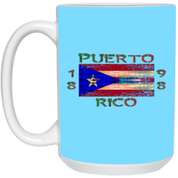 Thumbnail for 1898 Puerto Rico Lightning Flag 15 oz. White Mug