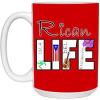 Thumbnail for RICAN LIFE 15 oz. White Mug