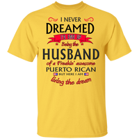 Thumbnail for Husband of Awesome PR 5.3 oz. T-Shirt - Puerto Rican Pride