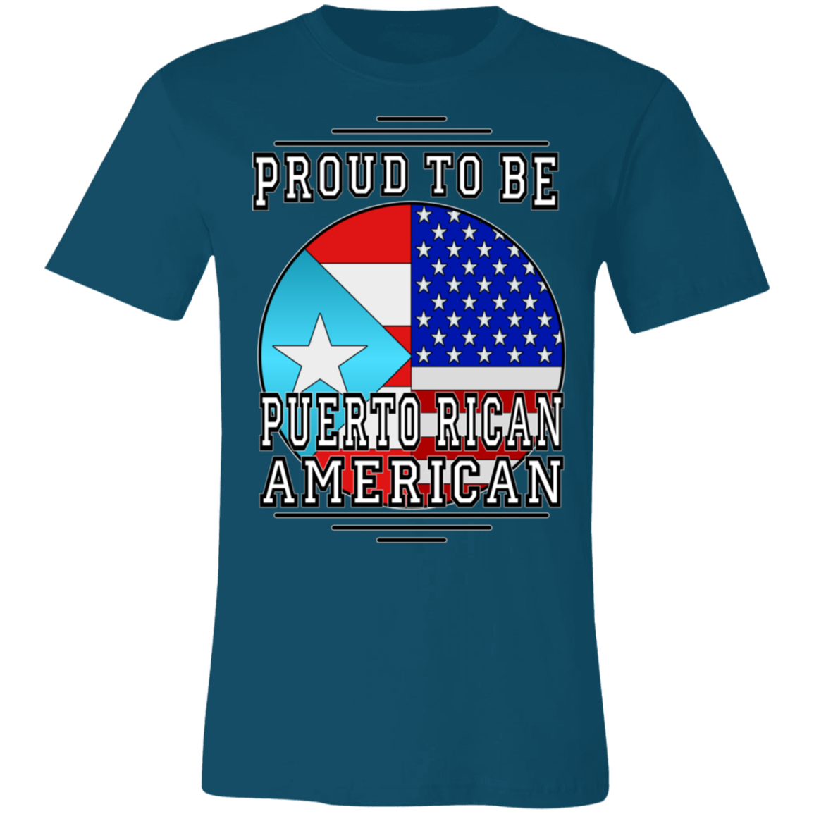 Proud To Be PR American Unisex T-Shirt - Puerto Rican Pride