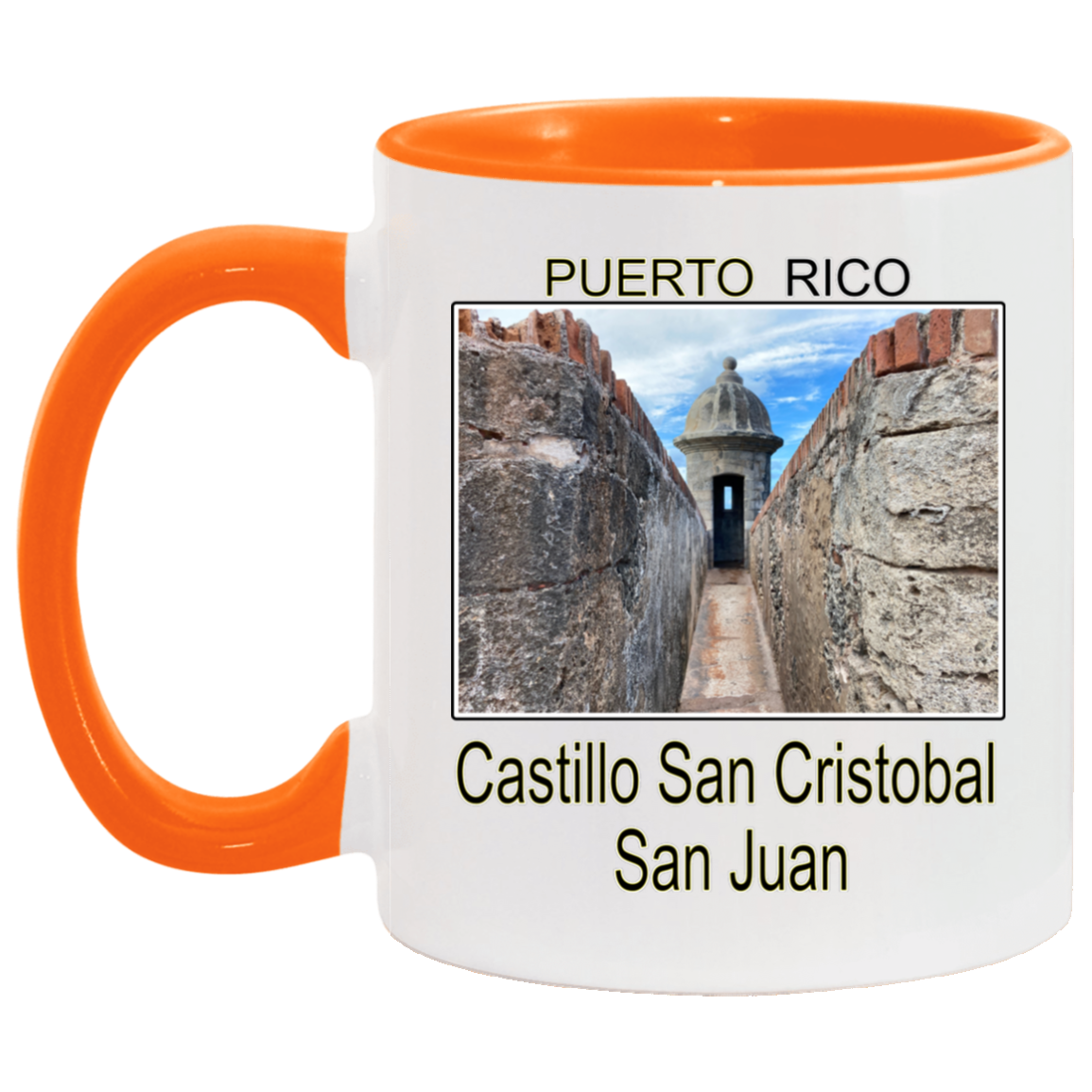 Castillo San Cristobal 11OZ Accent Mug - Puerto Rican Pride