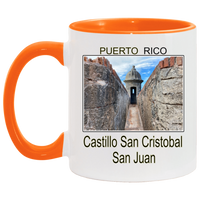 Thumbnail for Castillo San Cristobal 11OZ Accent Mug - Puerto Rican Pride