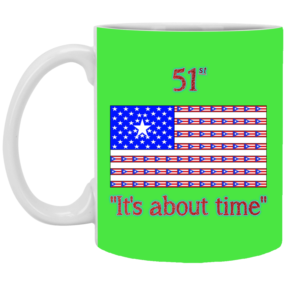 51st, It's About Time11 oz. White Mug