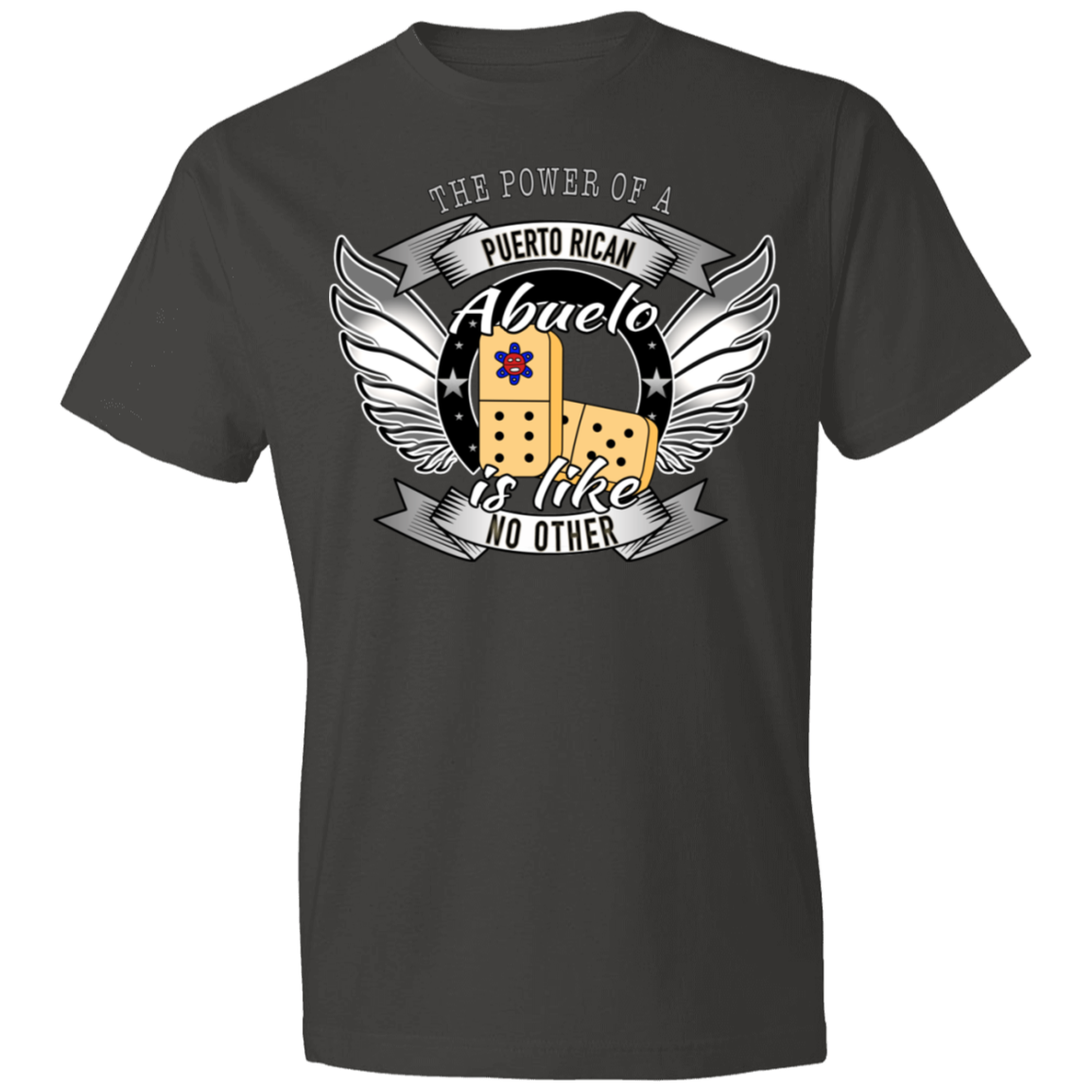 Abuelo Power T-Shirt 4.5 oz - Puerto Rican Pride