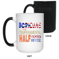 Thumbnail for Temper Mental Boricuas 15 oz. Color Changing Mug