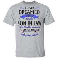 Thumbnail for Son-In-Law of Awesome PR 5.3 oz. T-Shirt - Puerto Rican Pride